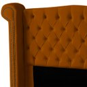 Ver imagem 3 de Cabeceira Casal King Size Estofada para Cama Box Ayla Veludo