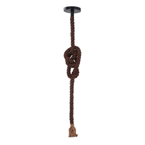 Pendente Corda para 1 lâmpada Marrom