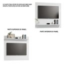 Ver imagem 5 de Painel Europa Tv 32 Polegadas Pequeno Quarto Suspenso Sala Rack Cor Branco