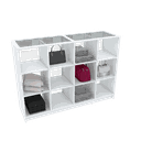 Ver imagem 1 de Armário Coméia Expositor M224.2021.b (loja, Comércio) Mundi Moveis