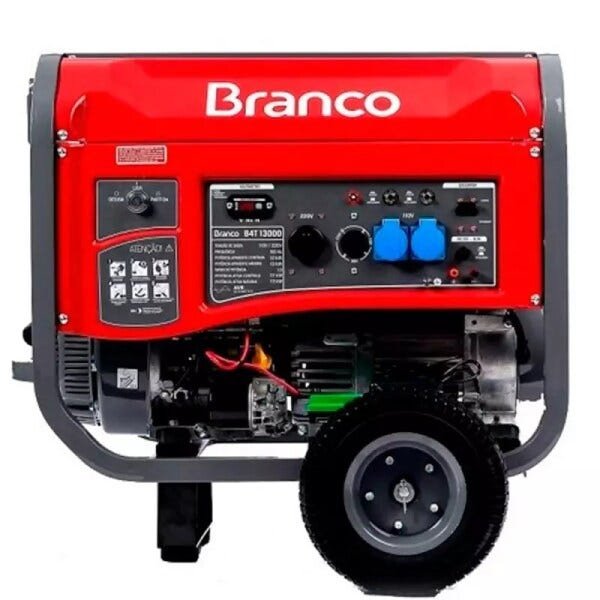Gerador de Energia à Gasolina 13,0 KVA 4T Mono Bivolt B4T-13000E BRANCO - 3