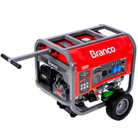 Gerador de Energia à Gasolina 13,0 KVA 4T Mono Bivolt B4T-13000E BRANCO