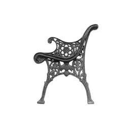 Par Pé de Banco Praça Jardim Decoração Inglês Ferro Fundido - 2 Par Pé de Banco Praça Jardim Decoração Inglês Ferro Fundido - 2