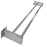 Suporte Para Toalha De Banho Porta Toalha Banheiro Inox 60cm Orquídea - 4