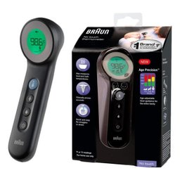 Termômetro Braun Preto No Touch 3In1 Para Adultos E Crianças - 1