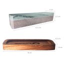 Ver mais imagens de Pedra Para Amolar Afiar Faca Dupla Face Gres Madeira