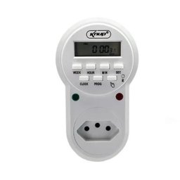 Timer Digital Bivolt - Liga/desliga Automático - 8 Eventos/dia - Tomada Br - 1