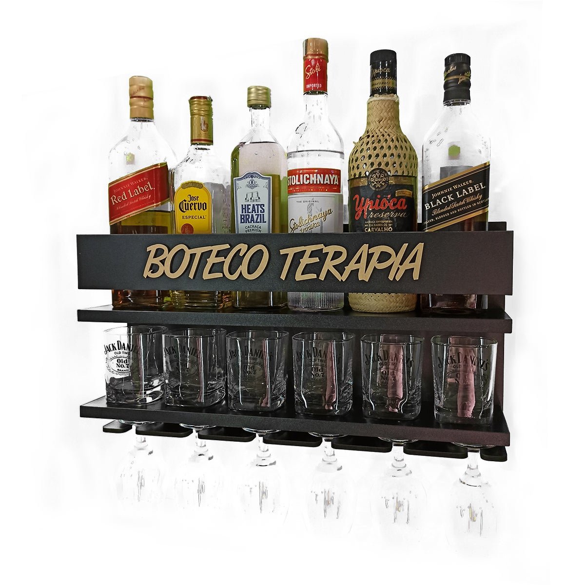 Barzinho de Parede Porta Copo Black Friday Boteco Terapia Pr - 2