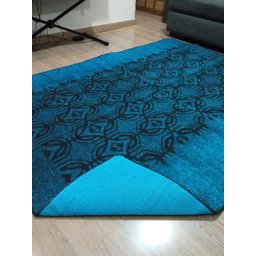 Tapete Sala Quarto, 1,50x2,00 Carpete Azul Petróleo - 2