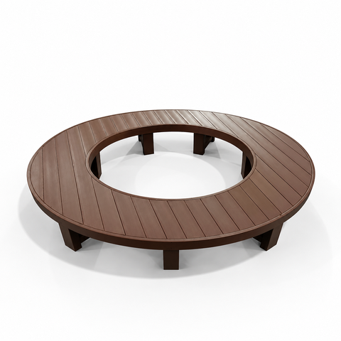 Banco Circular (Anel) para Jardins e Árvores