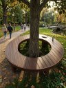 Ver imagem 5 de Banco Circular (Anel) para Jardins e Árvores