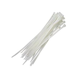 Kit 100 Abraçadeiras Nylon Branca 4,8 mm x 200 mm Tramontina - 1