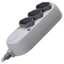 Ver imagem 4 de Extensão Elétrica Bivolt com 3 Tomadas 2 P + T 10 a com Cabo de 1