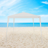 Gazebo 2.4m x 2.4m Jardim Festas Eventos Toldo Montagem Fácil Resistente Poliéster Espaço Versátil S - 7