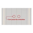 Ver imagem 6 de Painel Suspenso para Tv 75 Pol 240 Cm Maggiore com Led Off White Matte Clb