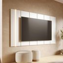 Ver mais imagens de Painel Suspenso para Tv 75 Pol 240 Cm Maggiore com Led Off White Matte Clb