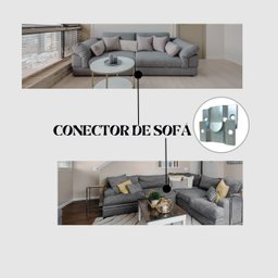 4 Pares Conector Cabeceira Sofá Painel Tvs União Encaixe - 3
