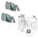 Ver imagem 4 de 4 Pares Conector Cabeceira Sofá Painel Tvs União Encaixe