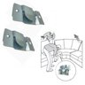 4 Pares Conector Cabeceira Sofá Painel Tvs União Encaixe - 4