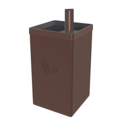 Vaso Autoirrigável em Polipropileno Café 0,6 Litros Tramontina - 1