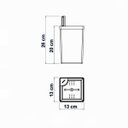 Ver imagem 2 de Vaso Autoirrigável em Polipropileno Café 0,6 Litros Tramontina