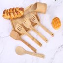 Ver imagem 1 de Kit 5 Utensílios Bambu - Bene Casa
