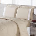 Ver imagem 3 de Kit Aconchego Casal Queen Edredom+ Jogo Lençol Roupa De Cama