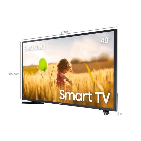 Smart TV Samsung Tizen Fhd 2020 T5300 40 Polegadas, Hdr Bivolt Preto - 2