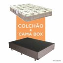 Ver imagem 5 de Cama Box Casal Conjunto Ortopédico Espuma D33 Portobel 138x188x53 Floral