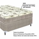Ver imagem 4 de Cama Box Casal Conjunto Ortopédico Espuma D33 Portobel 138x188x53 Floral