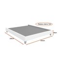 Ver imagem 3 de Cama Japonesa Corea King Courino Off White - Sallar Home
