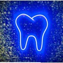 Ver imagem 1 de Luminária Parede Dente Neon Led Azul