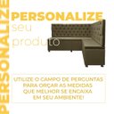 Ver imagem 7 de Kit Canto Alemão 4 Lugares com Baú e Capitonê Veludo Marrom 1,25x1,60m Sofa Store