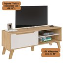 Ver imagem 6 de Rack de Sala Tv Lotus Carvalho | Off White