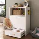 Ver imagem 5 de Balcão Multiuso/comedouro para Cães e Gatos Multimóveis Mp6026 Branco