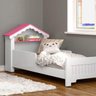 Mini Cama Infantil Magia Casinha Branco Rosamo Quarto - 1
