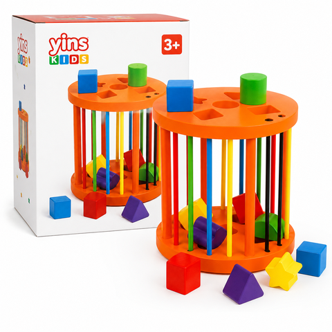 Brinquedo Encaixe Jogo Pedagógico Educativo de Madeira para Criança