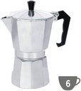 Ver imagem 2 de Cafeteira Italiana em Alumínio 6 Xícaras 300ml - Alumínio