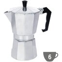 Ver imagem 2 de Cafeteira Italiana em Alumínio 6 Xícaras 300ml - Alumínio