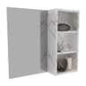 Espelheira para Banheiro 60cm Multimóveis CR10089 Mármore Branco - 2