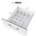 Ver imagem 5 de Gabinete de Cozinha para Pia 150 em Aço Vênus 3 Gavetas Branco - Cozimax