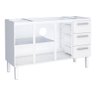 Gabinete de Cozinha para Pia 150 em Aço Vênus 3 Gavetas Branco - Cozimax - 2