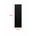 Ver imagem 4 de Porta Camarão Lambril Preto 210x60 Lado Direito