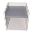 Ver imagem 4 de Mesa de Cabeceira Criado Suspenso 100%mdf - Cinza