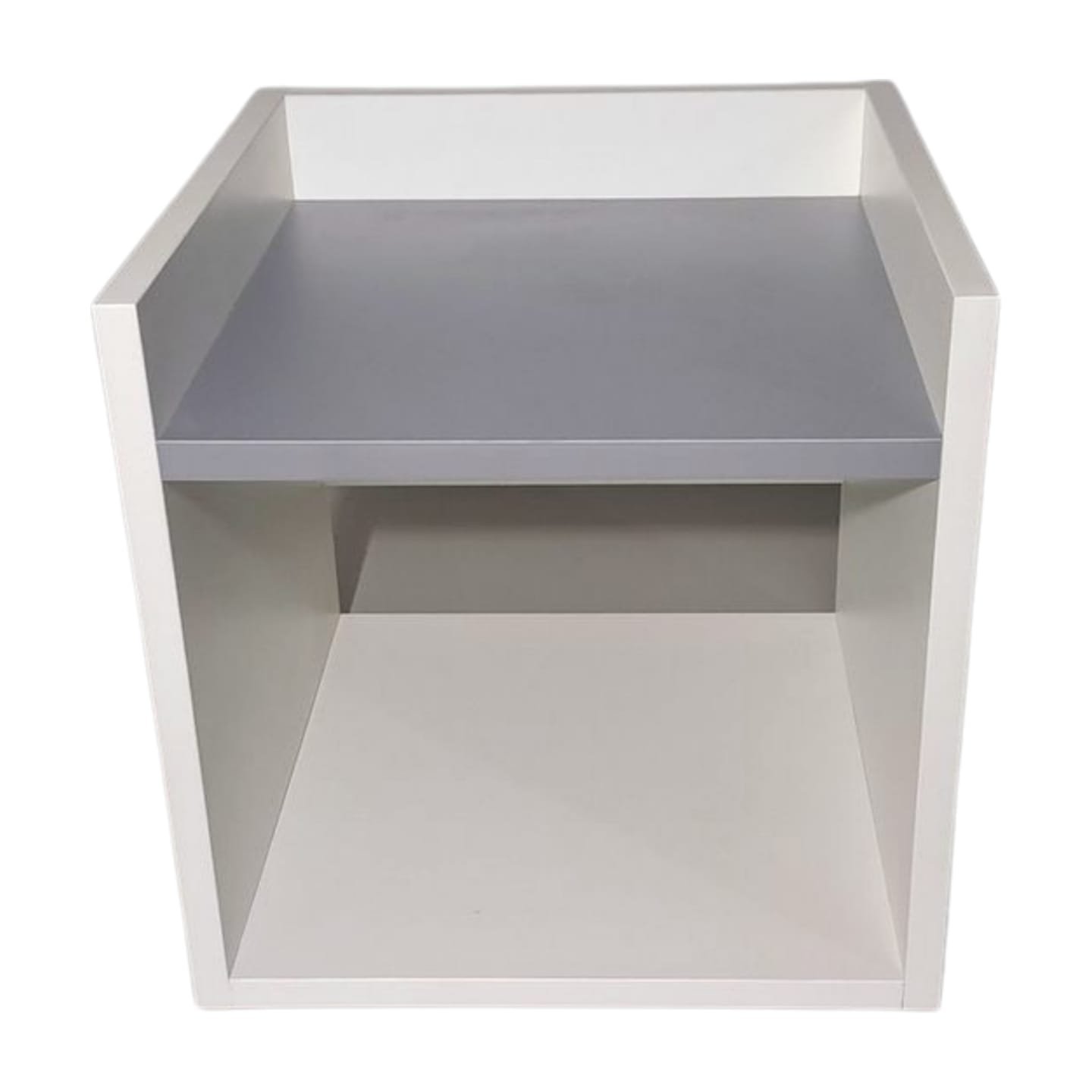 Mesa de Cabeceira Criado Suspenso 100%mdf - Cinza - 6