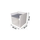 Ver imagem 2 de Mesa de Cabeceira Criado Suspenso 100%mdf - Cinza