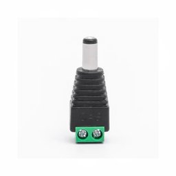 Conector Plug P4 Macho Com Borne Para Cftv Preto - Unitário - 1