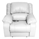 Ver imagem 1 de Poltrona do Papai Reclinável Elétrica com Massagem Magnum Couro (PU) Branco - Gran Belo