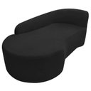 Ver imagem 6 de Recamier Curvo Orgânico 180cm 3 Lugares Lado Esquerdo para Sala de Estar Bouclé Paris