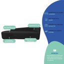 Ver imagem 5 de Recamier Curvo Orgânico 180cm 3 Lugares Lado Esquerdo para Sala de Estar Bouclé Paris